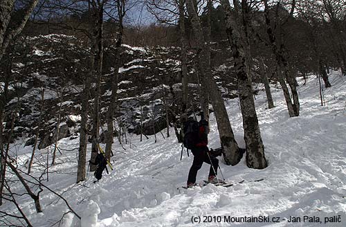 Canceling ascend, some of us descend on skis, some by walking