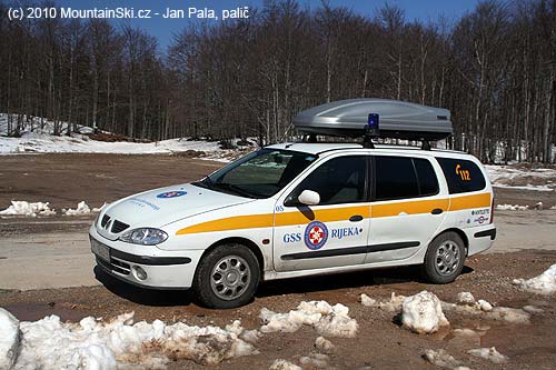 Mountain Rescue team car fromRijeka