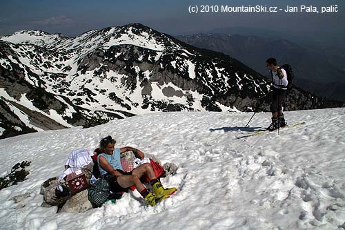 Perfect talk with Slovenian multisport skialpinist at Zvoh