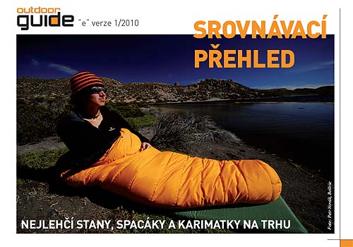 Titulní stránka pdf verze prvního čísla časopisu OutdoorGuide