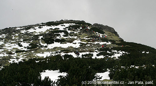 Way to the summit of Predné Solisko