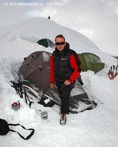 Preparation of Travellanch on Mt. Blanc