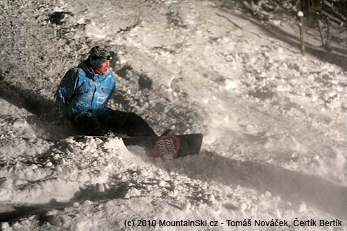 …and it was Všeťa on snowboard