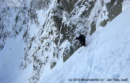 Dušan in the upper part from Sedielko