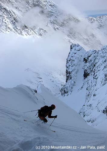 Matúš v druhém oblouku po Žltej lávke, Vysoké Tatry