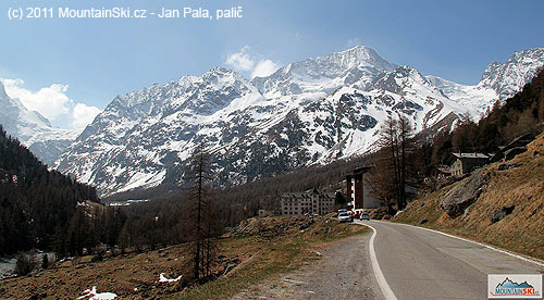 3790 m vysoký Pigne d'Arolla