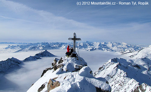 Vrcholové foto z Hochalmspitze – 3360 m
