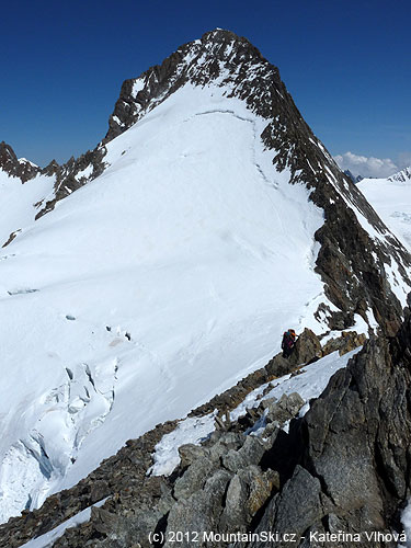 Výhled na Gross Grünhorn 4044 m