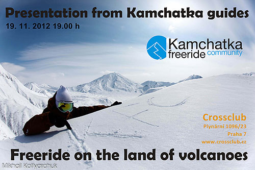 Pozvánka na lyžařské promítání o poloostrově Kamčatka
