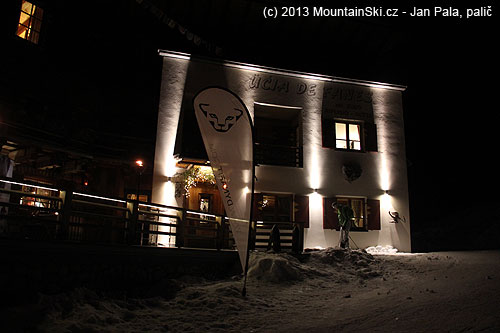 We have reached the hut in the dark – it is easy due to snow leopard from Dynafit