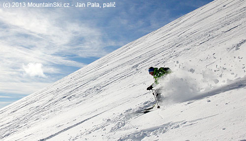 Gabo in powder snow up to…