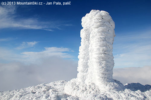 The summit is above clouds