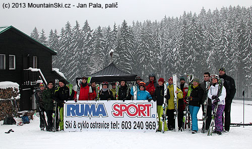 There stayed only part of the participants of the testing in the ski resort Ski Park Gruň in the late afternoon