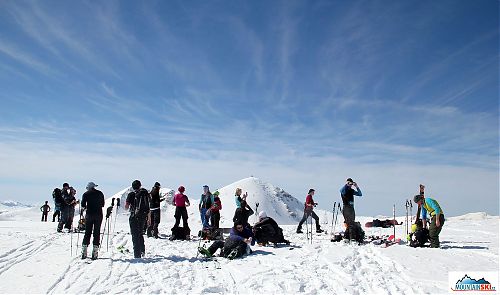 On the summit - Titov vrv is in the background