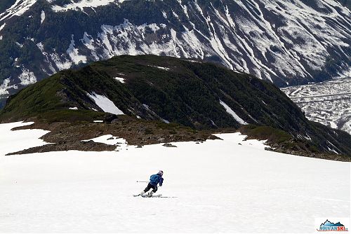 Ideální letní lyžování - vulkán Viljučinskij