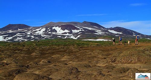 Saturday's morning on the way towards to volcano Gorelyj