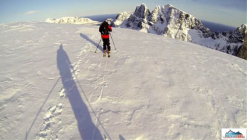 Plateau at the summit