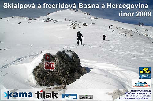 Závěrečná stránka promítání o KAMA SNOW CAMP 2009 Bosna a Hercegovina