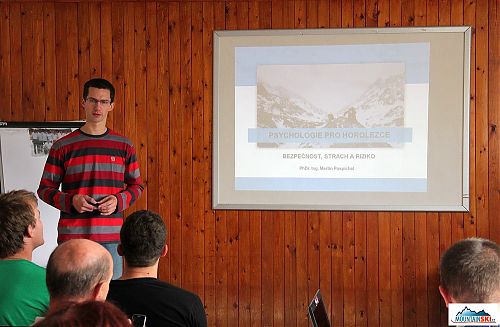 Martin Pospíchal uvedl svůj projekt zaměřený na psychologii pro horolezce