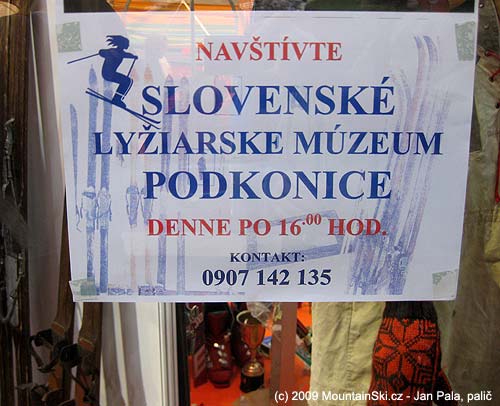 Pozvánka do Slovenského lyžiarského múzea Podkonice