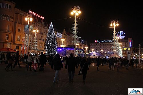Advent u Zagrebu - hlavní náměstí