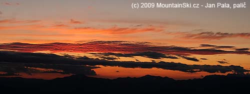 Sky above Julian Alps