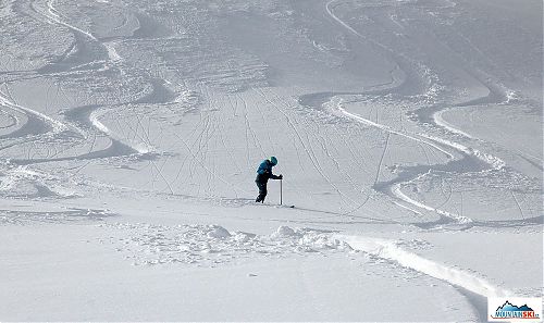 Skier: Aljona, location: Mottolino Fun Mountain Livigno, photo: palič