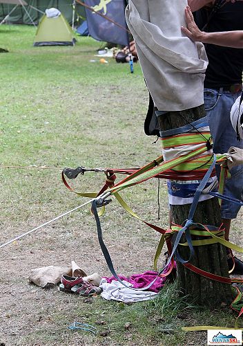 V Teplicích se slackljanovalo o sto šest, typický kmen vypadal takto