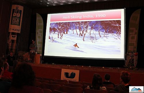 Velmi povedená přednáška Paula Bernstena - tady první heliskiing v Indii v roce 1990