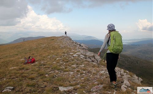 Na hřebenu Medenice s výhledem na Mavrovské jezero