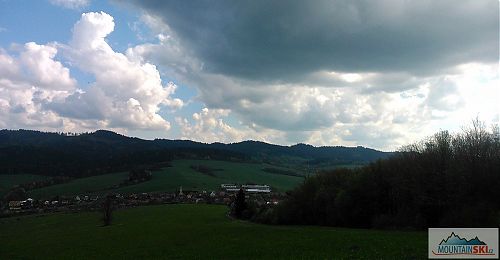 Střelná z druhé strany - od zvonice