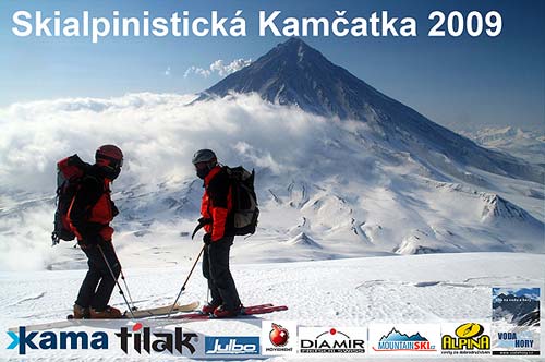 Úvodní snímek promítání Skialpinistická Kamčatka 2009