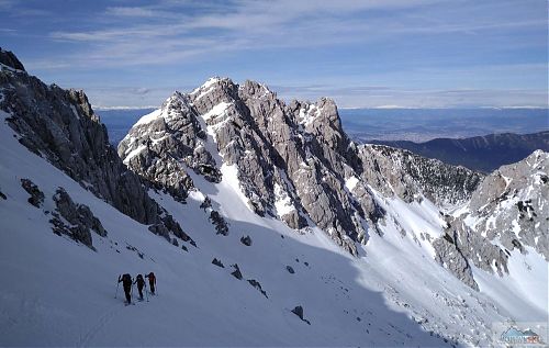 Cestou na Stol (2225 m) s výhledem do Rakouska