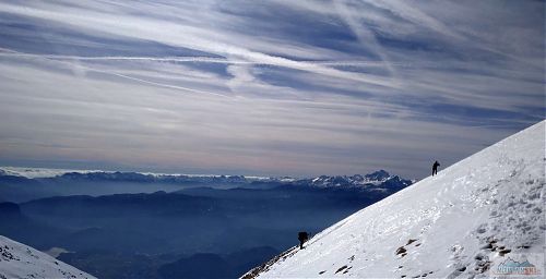 Závěrečný úsek pod vrcholem Stolu (2225 m)