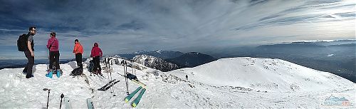 Panorama na vrcholu Stolu