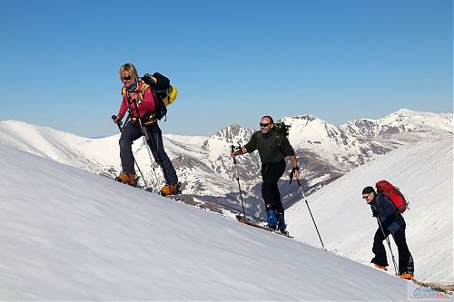 Stoupání na vrchol Antena (2531 m) nad Popovou Šapkou