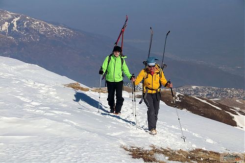 Vrcholový hřeben na Bakardanu (2704 m)